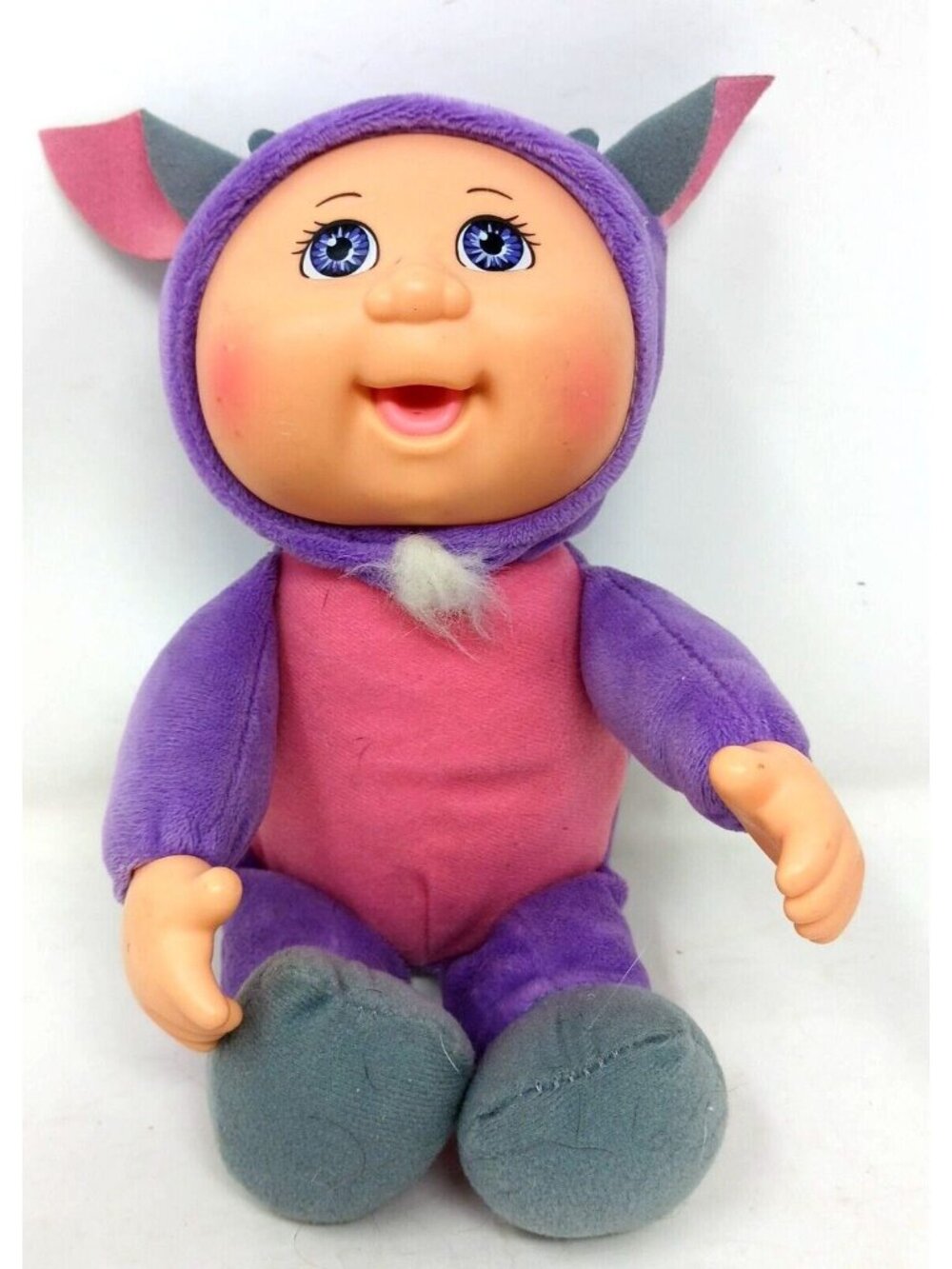 Cabbage Patch Kids #140 Knox Goat Exotic Friends Purple Pink Plush SucksThumb S1